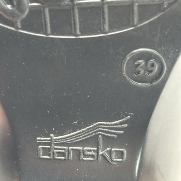 Dansko Gold Slip On Sandals with Flower EU Size 39 DAN7003A - Picture 6 of 7